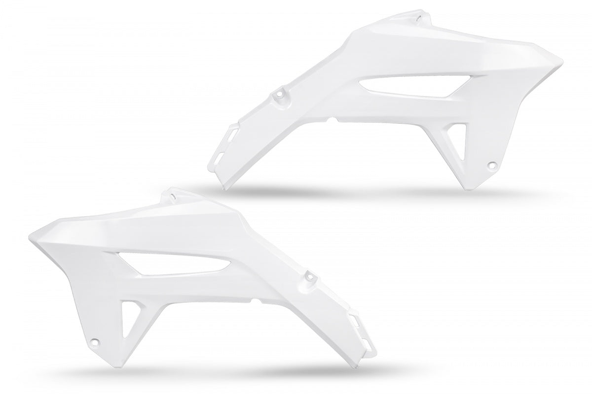 TAMPAS RADIADOR CRF250R 22/23 CRF450R 21/23 BRANCO - HO05605/041
