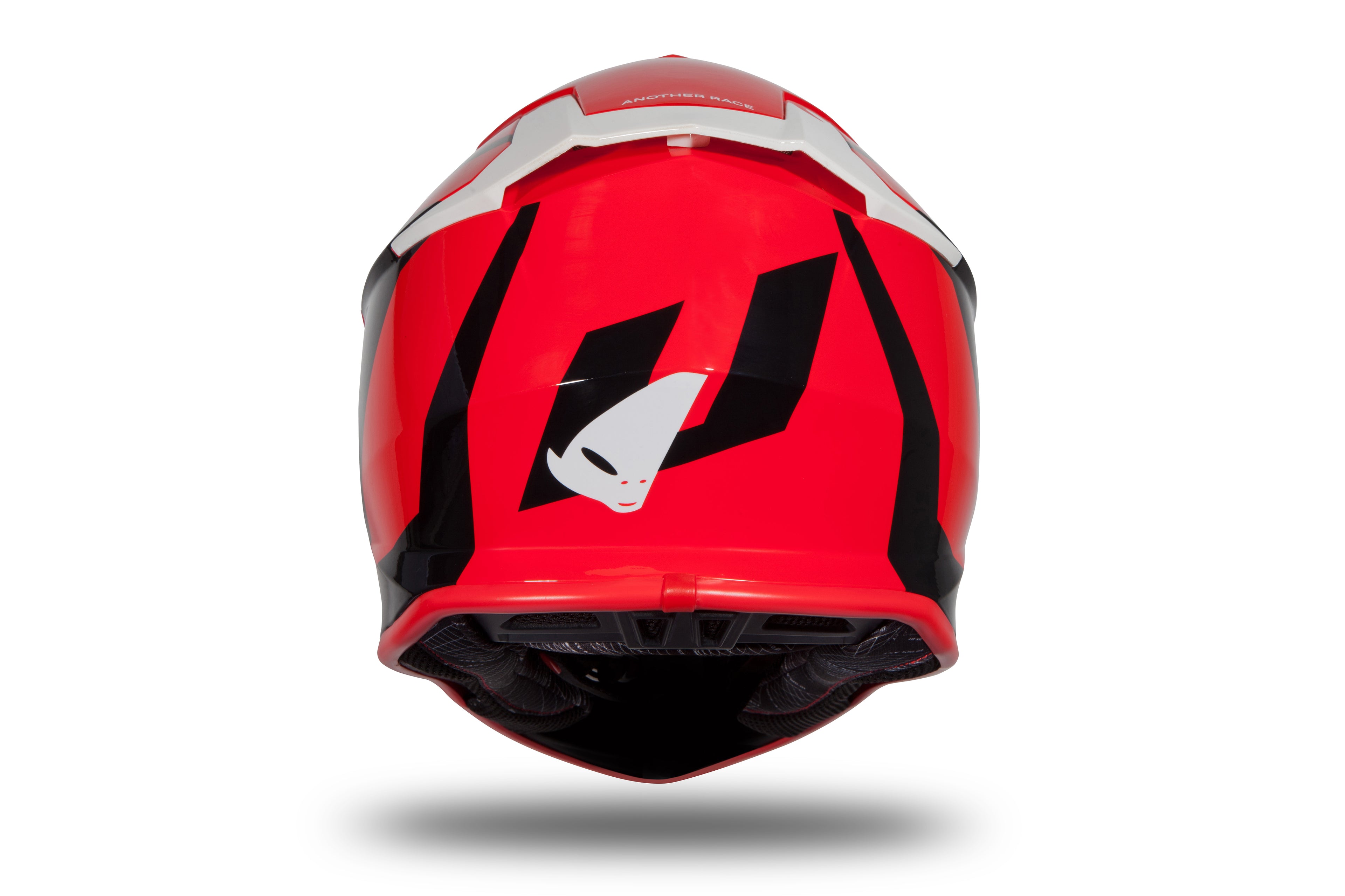 CAPACETE UFO INTREPID HE172 VERMELHO/BRANCO/PRETO - M