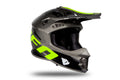 CAPACETE UFO INTREPID HE173 CINZA/PRETO/NEON - M