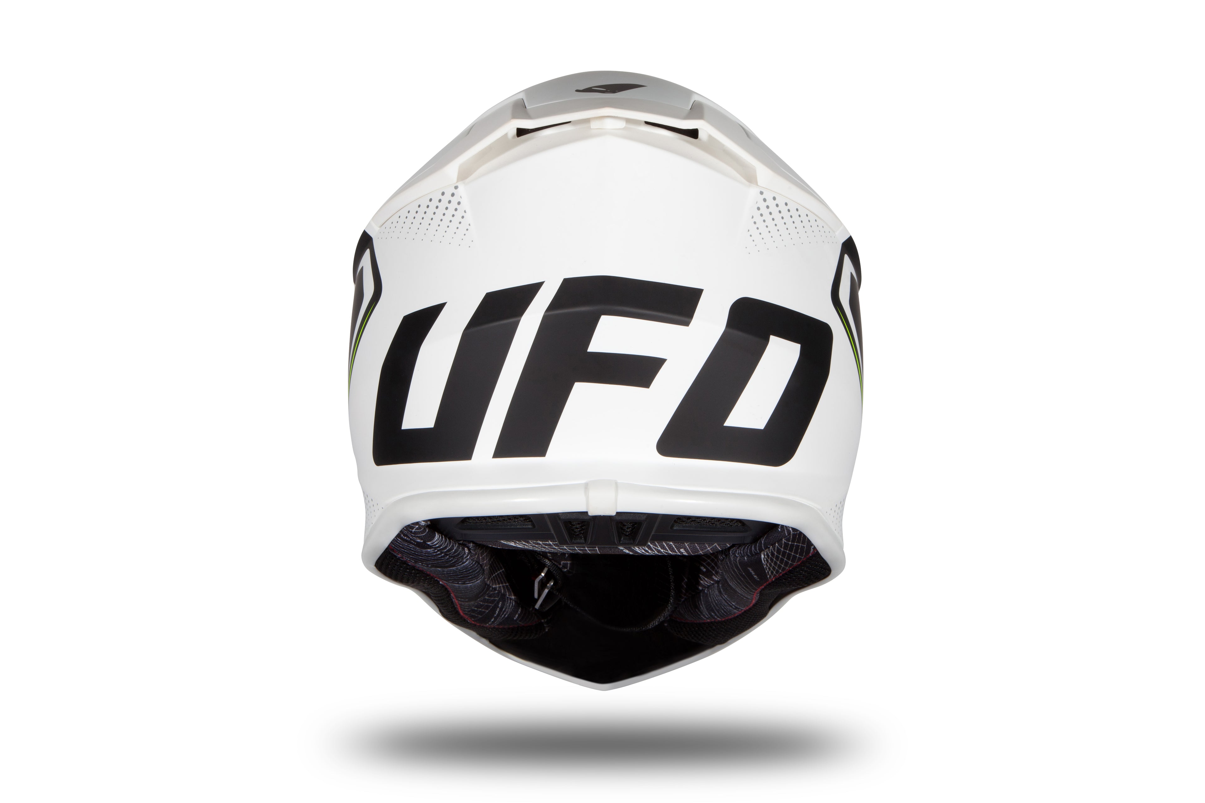 CAPACETE UFO INTREPID HE174 BRANCO/PRETO - L