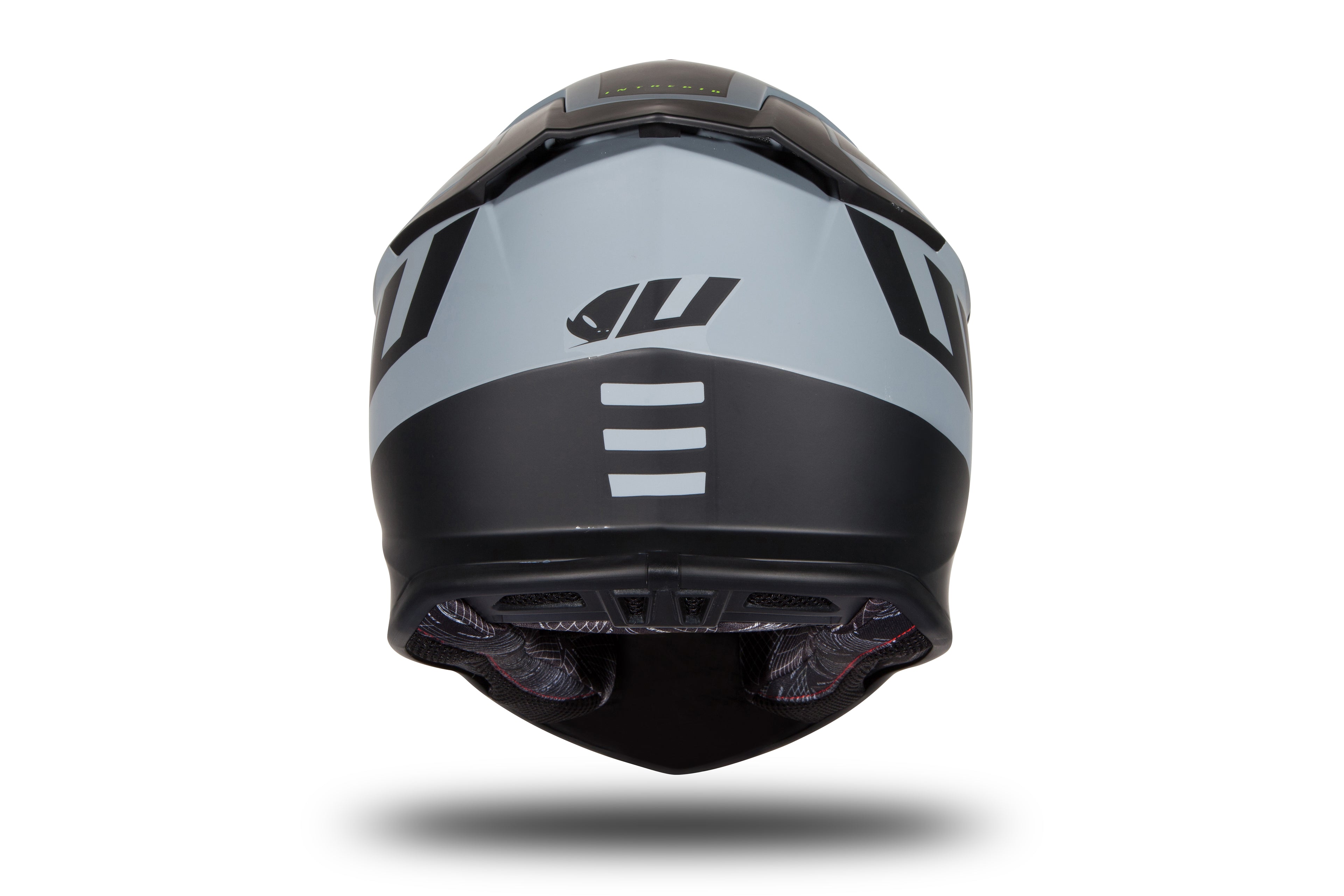 CAPACETE UFO INTREPID HE175 PRETO/CINZA MAT - M