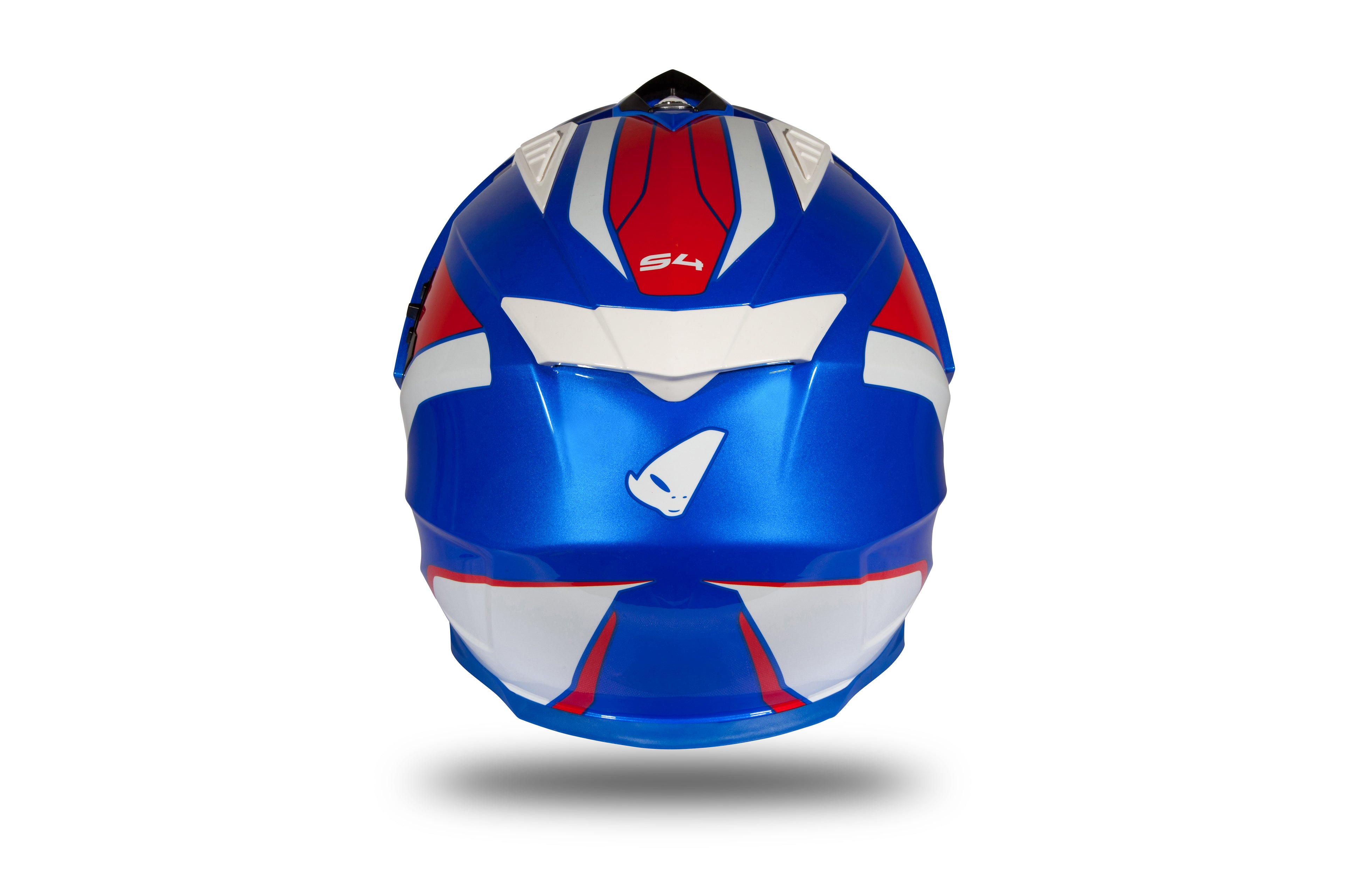 CAPACETE UFO ARIES HE181 AZUL/VERMELHO/BRANCO - L