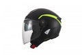 CAPACETE UFO URBAN SPIRIT HE13003 PRETO/NEON - L