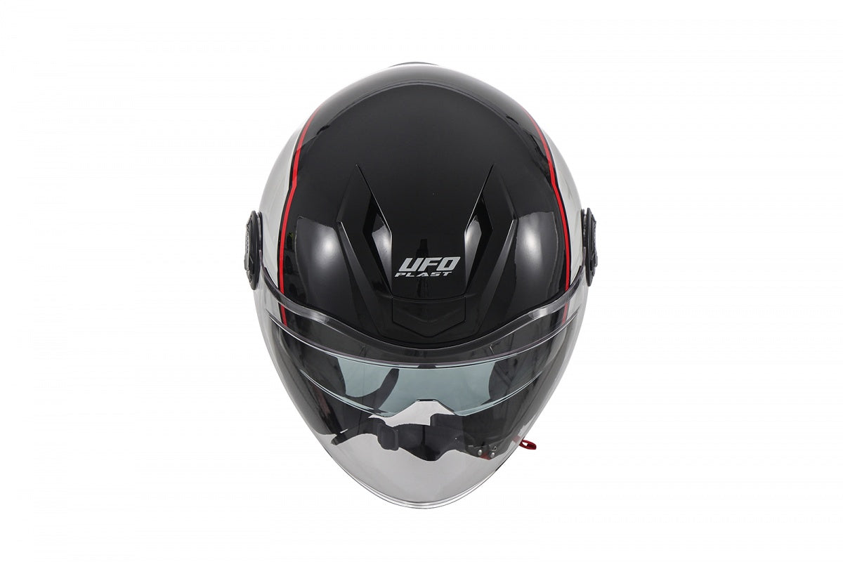 CAPACETE UFO URBAN SPIRIT BRANCO/PRETO - S
