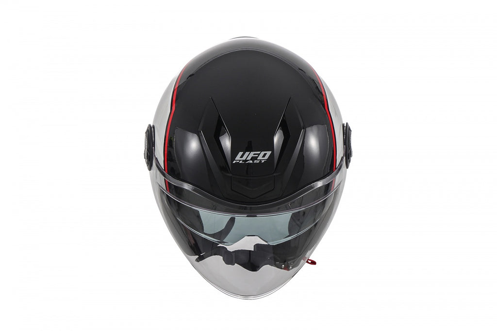 CAPACETE UFO URBAN SPIRIT BRANCO/PRETO - M