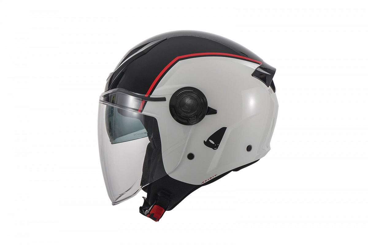 CAPACETE UFO URBAN SPIRIT BRANCO/PRETO - L