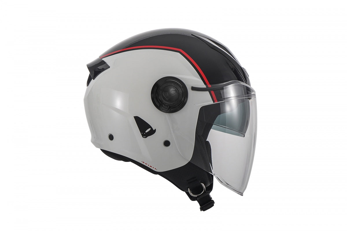 CAPACETE UFO URBAN SPIRIT BRANCO/PRETO - L