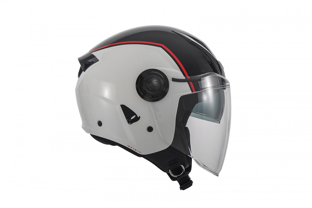 CAPACETE UFO URBAN SPIRIT BRANCO/PRETO - XL