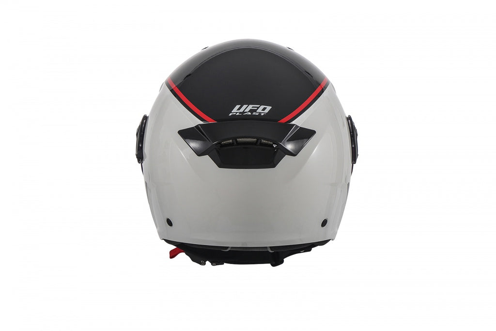 CAPACETE UFO URBAN SPIRIT BRANCO/PRETO - XL