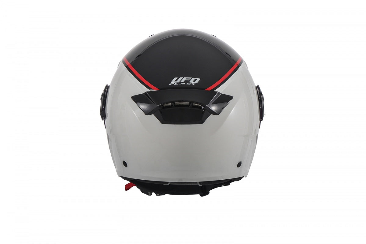 CAPACETE UFO URBAN SPIRIT BRANCO/PRETO - XL