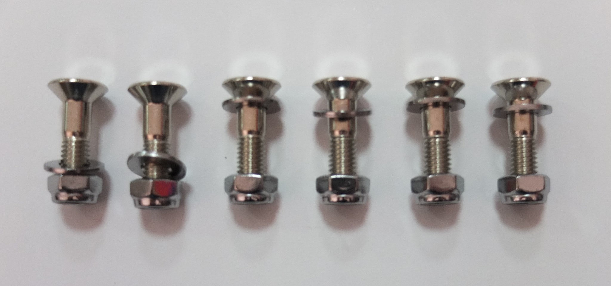 KIT PARAFUSOS CREMALHEIRA ACO INOX M8X30 (6PCS)