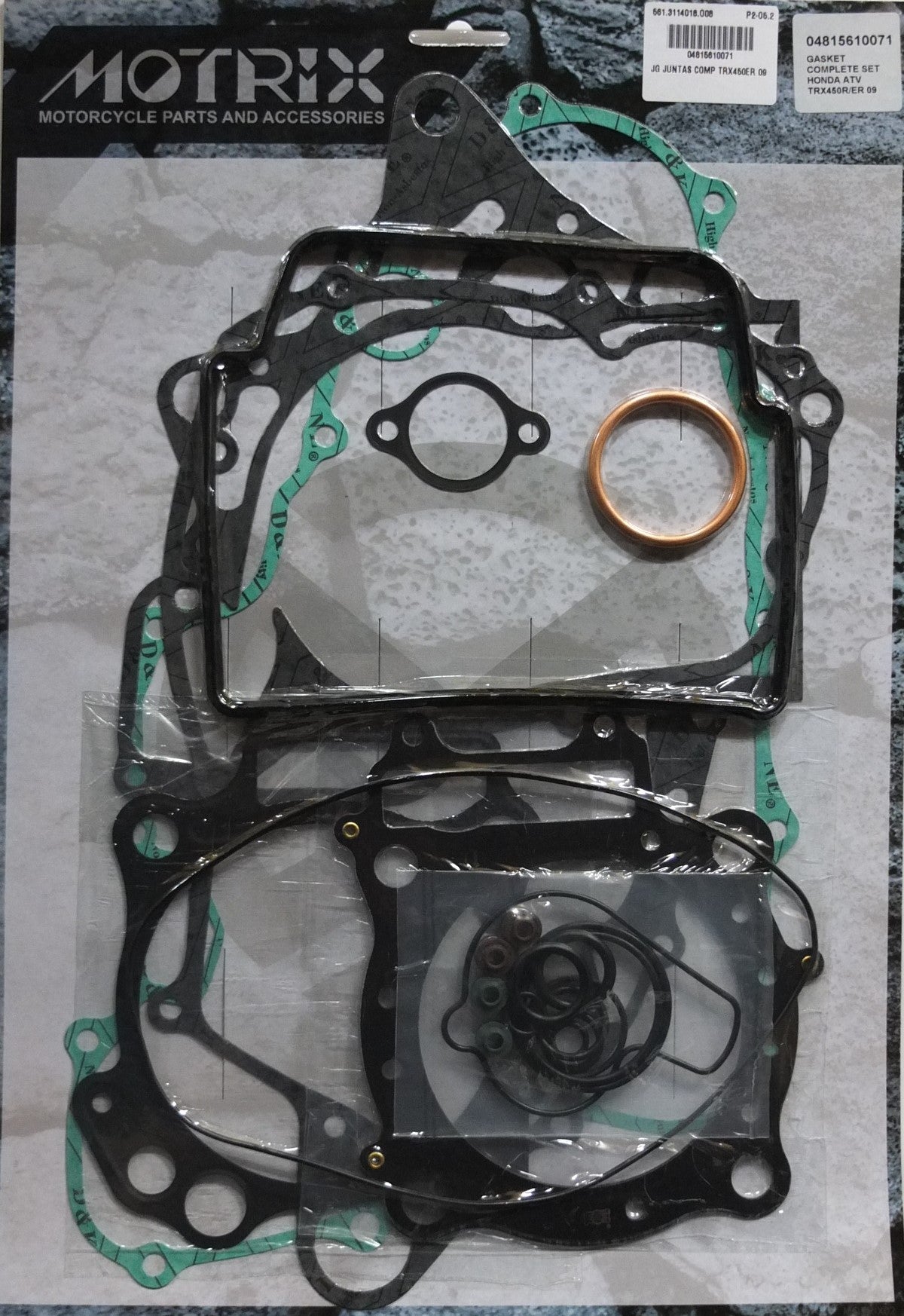 JOGO JUNTAS COMPLETO TRX450ER 09