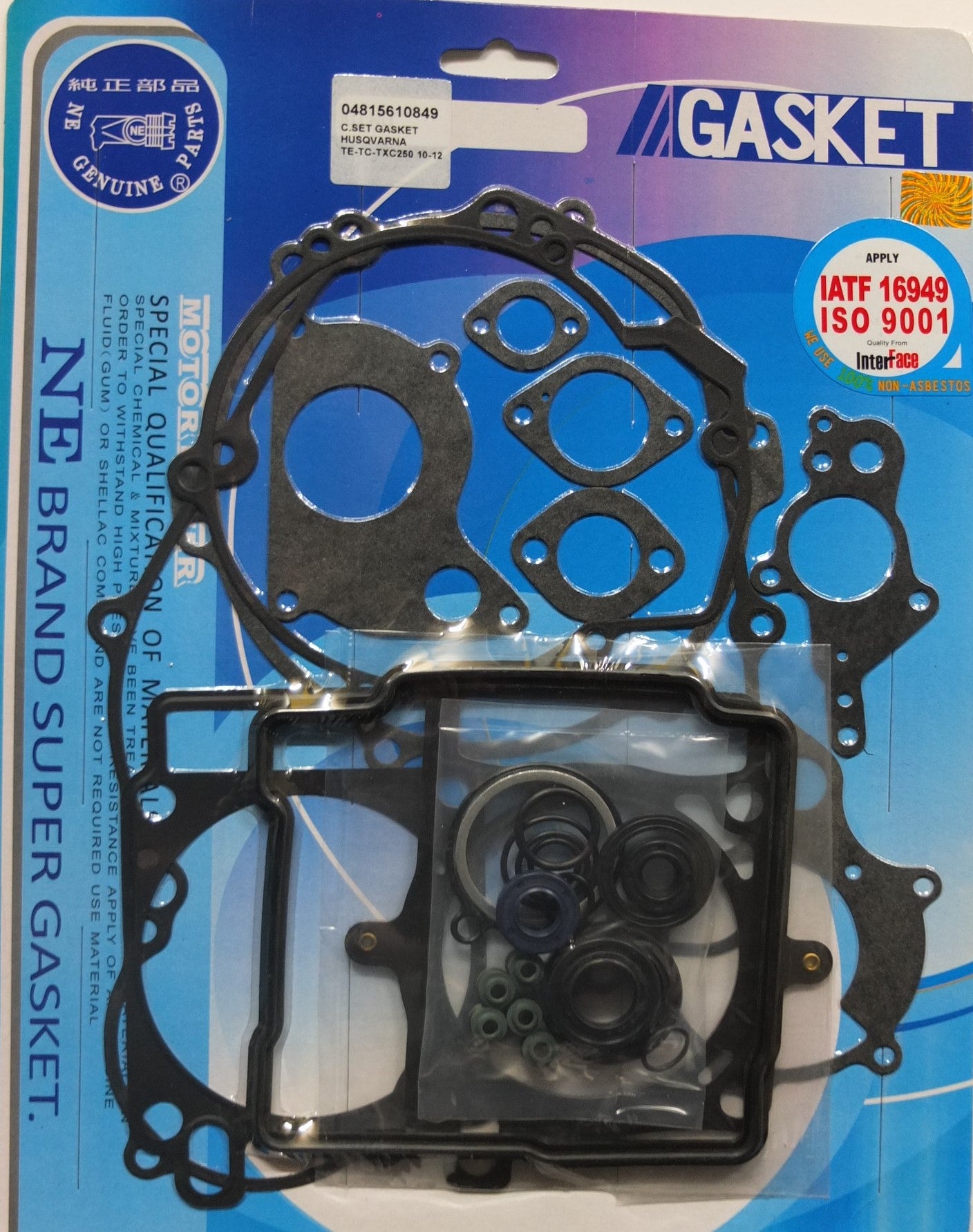 JOGO JUNTAS COMPLETO TW HUSQVARNA TE/TC 250 10/12