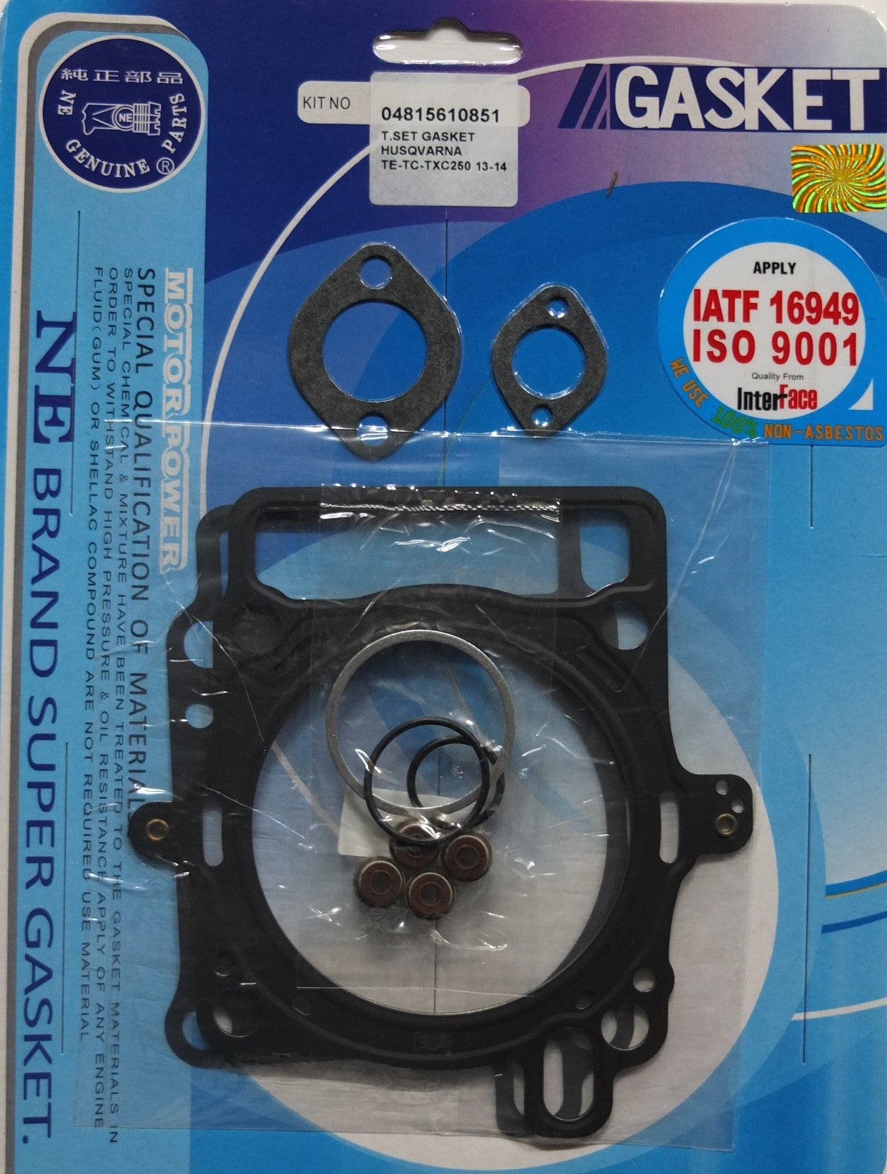 JOGO JUNTAS TOP SET TW HUSQVARNATE/TC 250 13/14