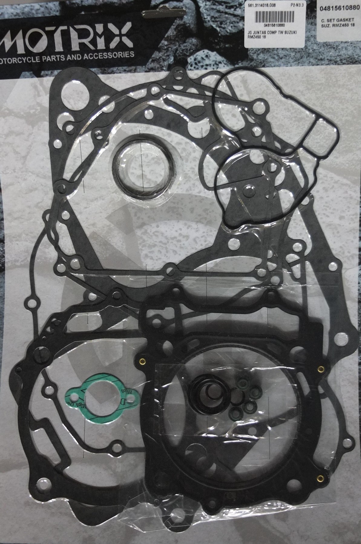 JOGO JUNTAS COMPLETO TW SUZUKI RMZ450 18