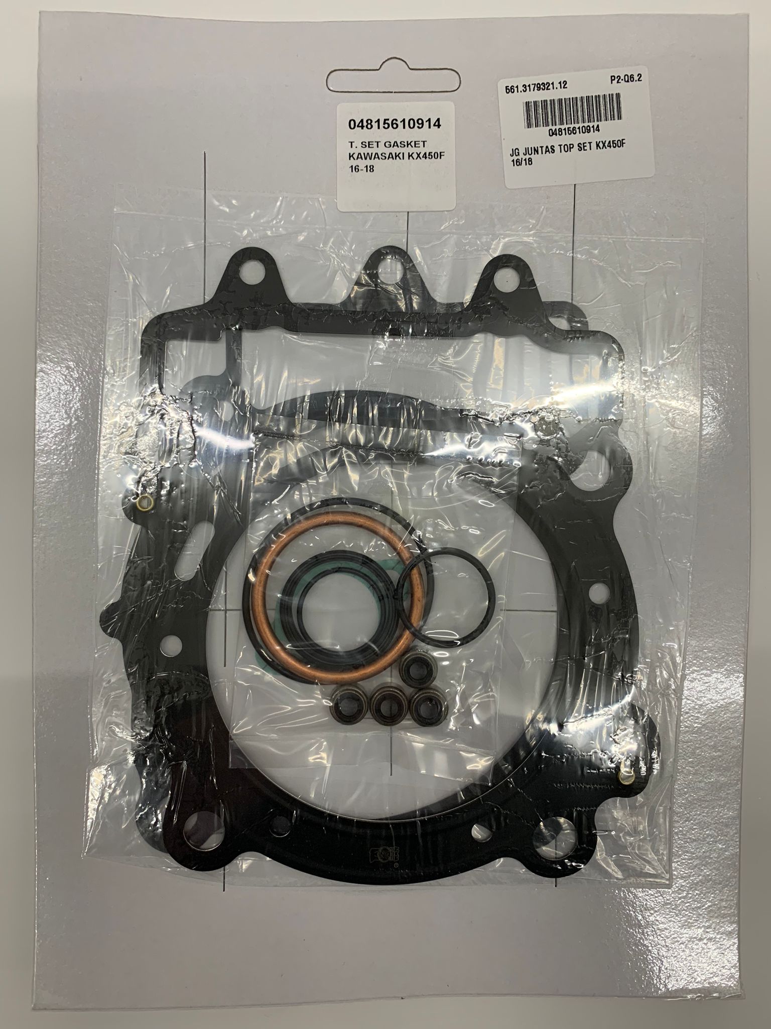 JOGO JUNTAS TOP SET KX450F 16/18