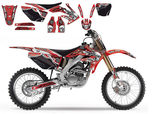 CAIXA TRIBAL BLACKBIRD CRF450 09/12, CRF250 10/13 - 8105BLACKBIRDOX ***