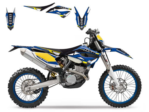 KIT AUTOCOLANTES + CAPA SELIM BLACKBIRD DREAM HUSABERG FE/FS 13/14 - 8704E