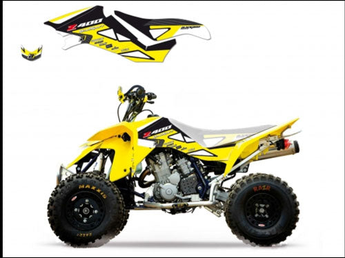 KIT AUTOCOLANTES BLACKBIRD ATV DREAM LTZ400 03/10 AMARELO - 2Q04A/02 -