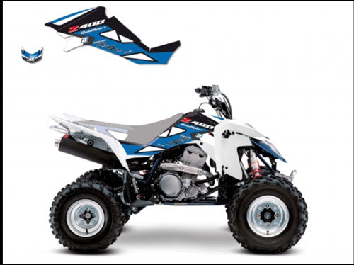 KIT AUTOCOLANTES BLACKBIRD ATV DREAM LTZ400 03/10 BRC/AZUL - 2Q04A/01 -