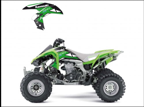 KIT AUTOCOLANTES BLACKBIRD ATV DREAM KFX 08/15 VERDE - 2Q14A