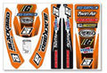 KIT AUTOCOLANTES BLACKBIRD UNIVERSAL LARANJA - 5504