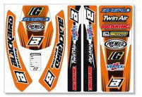 KIT AUTOCOLANTES BLACKBIRD UNIVERSAL LARANJA - 5504