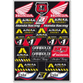KIT AUTOCOLANTES BLACKBIRD HONDA GARIBOLDI 50x35cm - 5076G