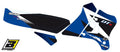 KIT AUTOCOLANTES + CAPA SELIM BLACKBIRD TECH PARTS DT125R PRT/AZUL