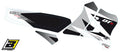 KIT AUTOCOLANTES + CAPA SELIM BLACKBIRD TECH PARTS DT125R BRC/CINZA