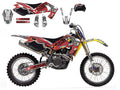 KIT AUTOCOLANTES + CAPA SELIM BLACKBIRD TRIBAL SKULL HUSQVARNA TC/TE 250/450 8603B