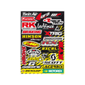 KIT AUTOCOLANTES BLACKBIRD "MARCAS" 50X35CM - 5076A