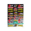 KIT AUTOCOLANTES BLACKBIRD "MARCAS" 50X35CM - 5076B