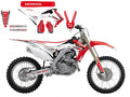 KIT AUTOCOLANTES + CAPA SELIM BLACKBIRD LINEAR CRF250 14/15, CRF450 13/15 - 8145