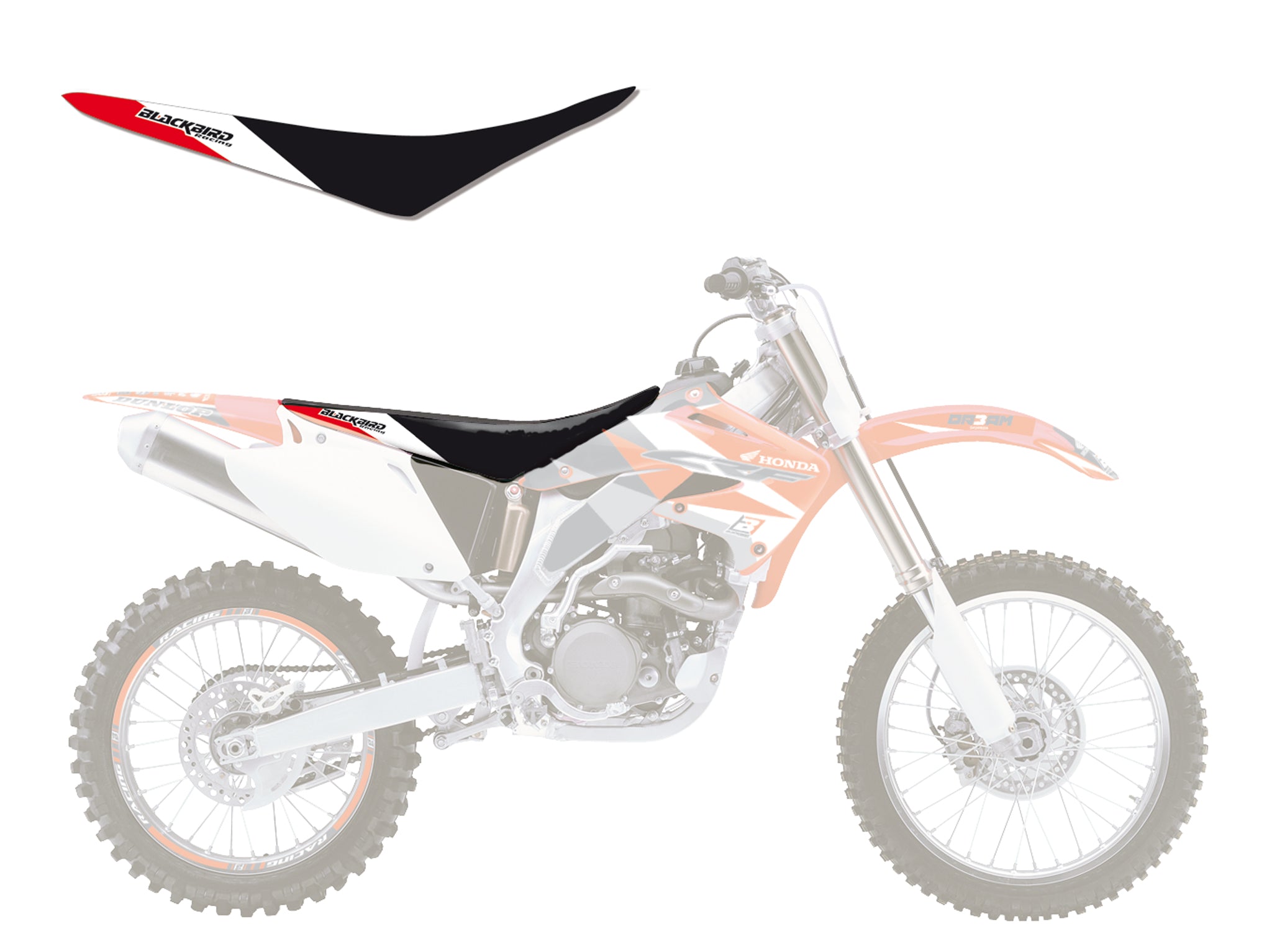 CAPA SELIM BLACKBIRD DREAM HONDA CR125-250 02/07/CRF450 02/04-1121E-