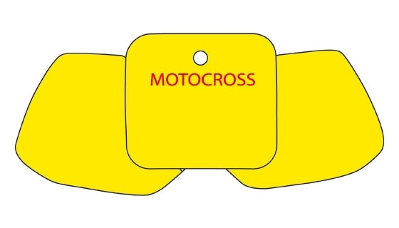 AUTOCOLANTE BLACKBIRD PORTA Nº+TAMPAS LATERAIS VRM CR125 91-92 - 3103/60