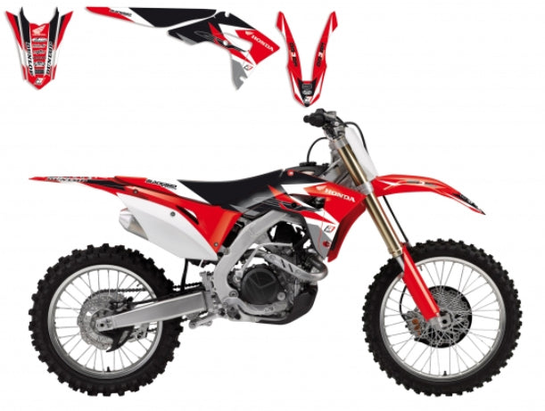 KIT AUTOCOLANTES + CAPA SELIM BLACKBIRD DREAM CRF450 17/18 - 8146E -