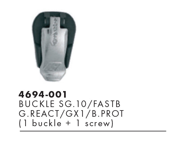 FECHO BOTAS SG10/FASTBACK/GX1 PRETO - 4694-001