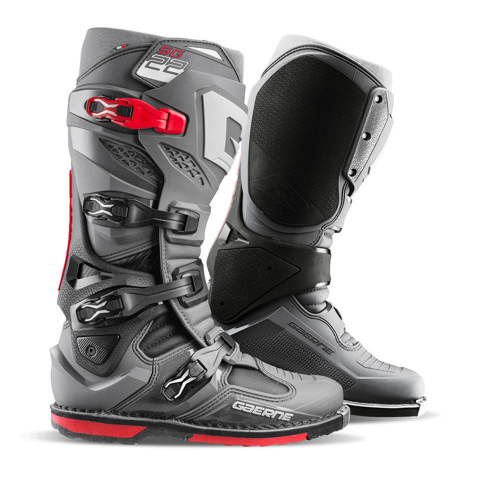 BOTAS GAERNE MX SG22 ANTRACITE/PRETO/VERMELHO (2262-007) - 44
