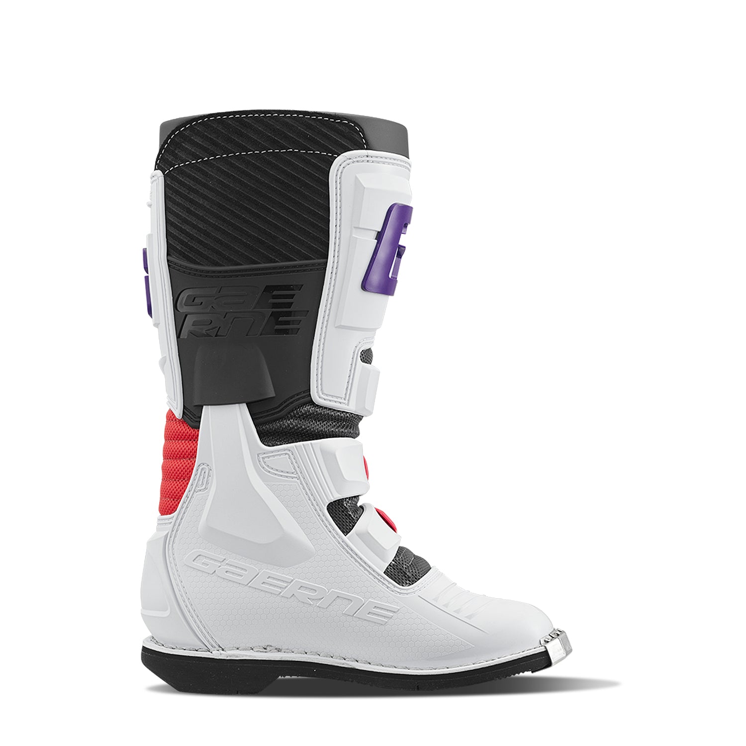 BOTAS GAERNE MX GXJ BRANCO/VERMELHO/VIOLETA (2169-025) - 39
