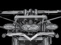 H681-213 SUPORTE FAROIS V-BAR VT600/750 DC BLACK WIDOW
