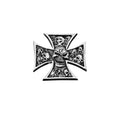 H01-324 EMBLEMA MALTESE GRAVE X-SMALL 40mm