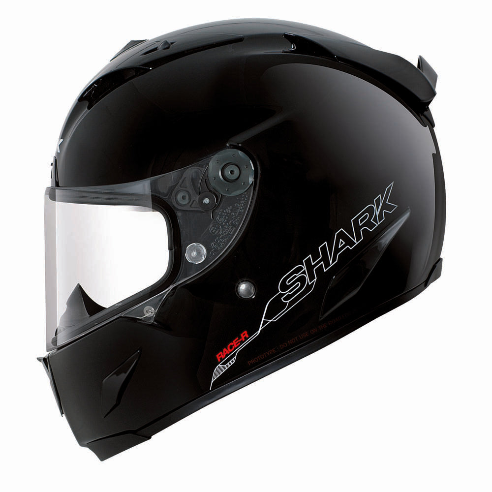 CAPACETE SHARK RACE-R PRO BLANK PRETO (BLK) - L -