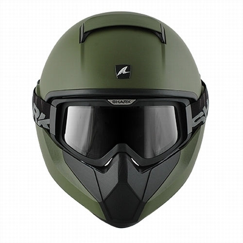 CAPACETE SHARK VANCORE BLANK MAT VERDE (GMA) - S -