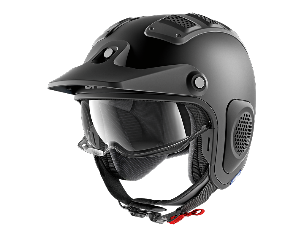CAPACETE SHARK X-DRAK BLANK MAT PRETO (KMA) - M -