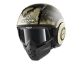 CAPACETE SHARK DRAK EVOK MAT PRT/VRD/PRATA (KGS) - L -