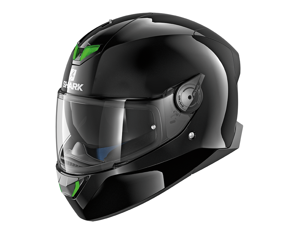 CAPACETE SHARK SKWAL 2 BLANK PRETO (BLK) - S -