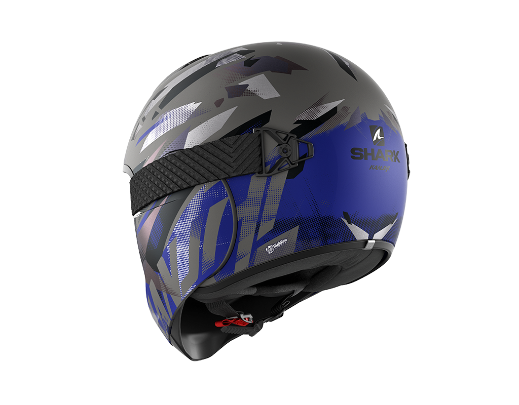 CAPACETE SHARK VANCORE 2 KANHJI MAT ANT/PRT/AZL (AKB) - S -