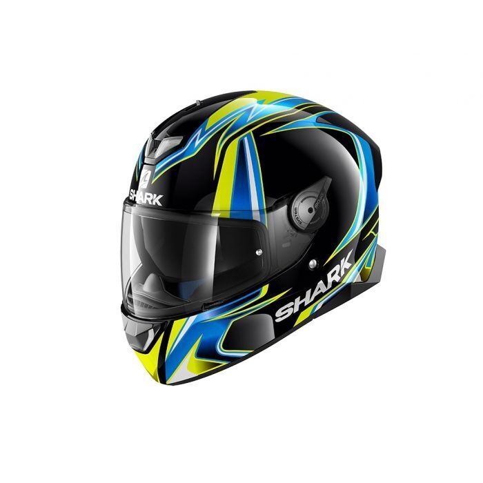 CAPACETE SHARK SKWAL 2 SYKES PRT/AZUL/AMA (KBY) - L -