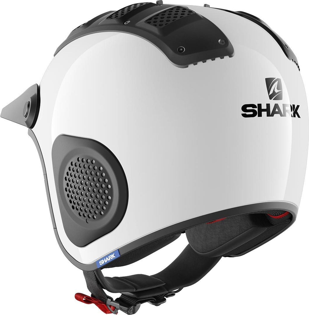 CAPACETE SHARK ATV-DRAK BLANK BRANCO (WHU) - M -